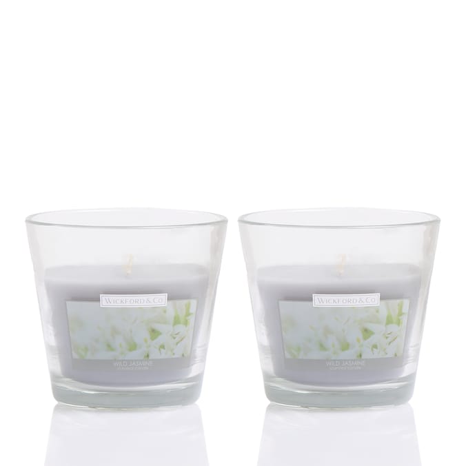 Wickford & Co. Scented Candle 5oz - Wild Jasmine x2