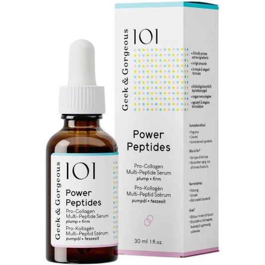 Geek & Gorgeous 101 Power Peptides Pro-Collagen Multi-Peptide Serum 30ml