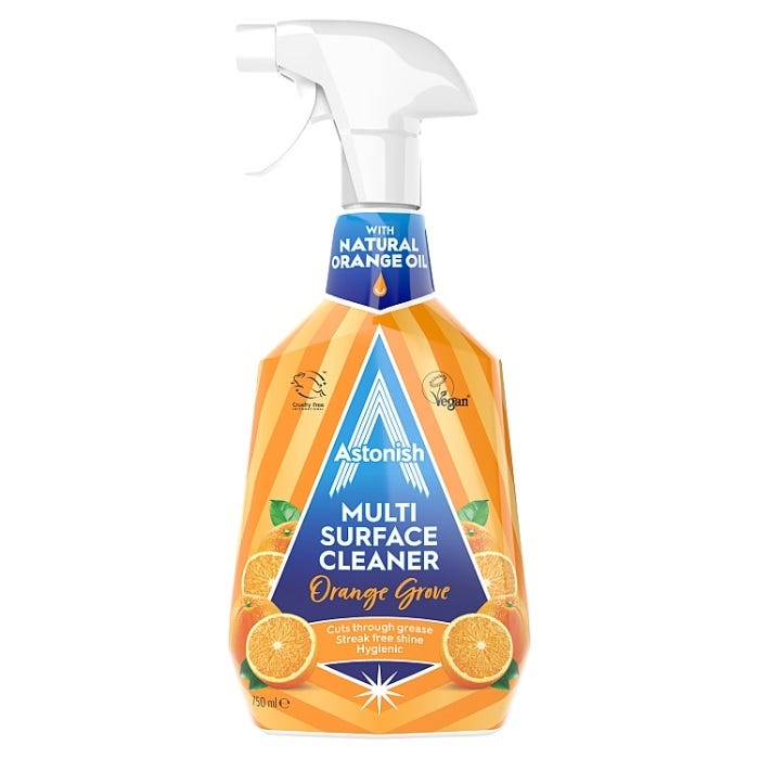 Astonish Multi Surface Cleaner Orange Grove, 750ml