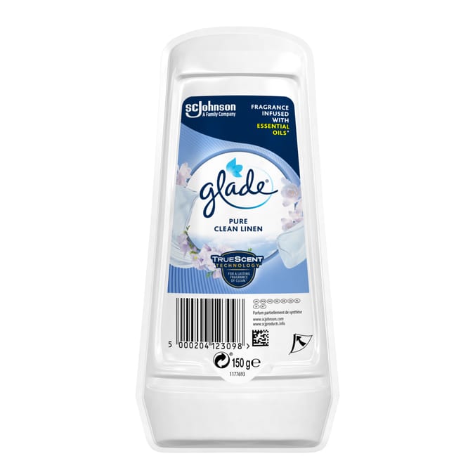 Glade Solid Gel Clean Linen Air Freshener 150g