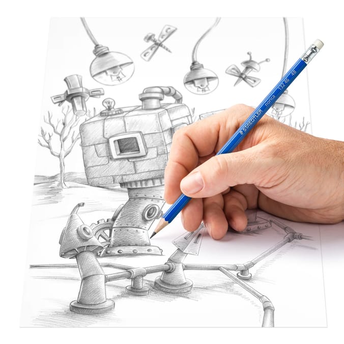 Staedtler Pencils With Sharpener 5 Pack x3