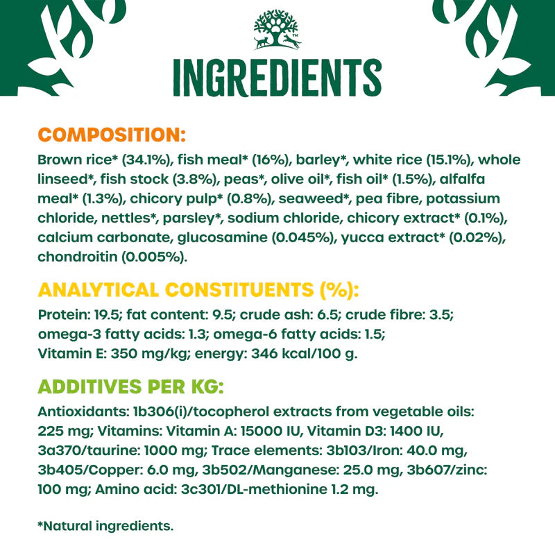 James Wellbeloved Senior Dog Fish & Rice 15kg - Free P&P