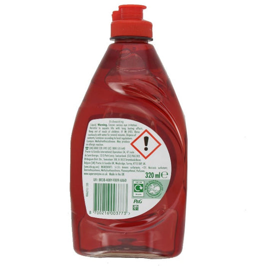 Fairy Clean & Fresh Washing Up Liquid Pomegranate & Grapefruit, 320ml