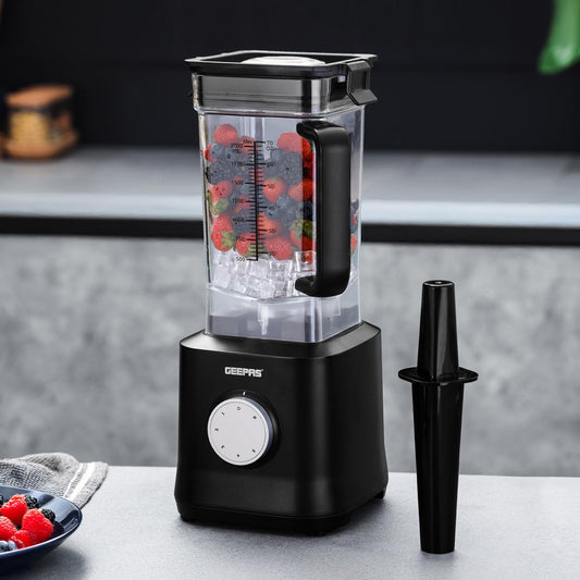 2000W Jug Blender - 2L Smoothie Maker With 5 Speeds, Black