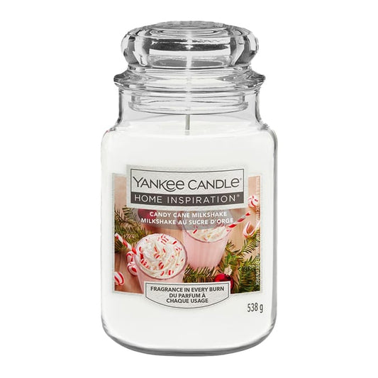 Yankee Candle Home Inspirations Large Jar 538g - Candy Cane Milkshake