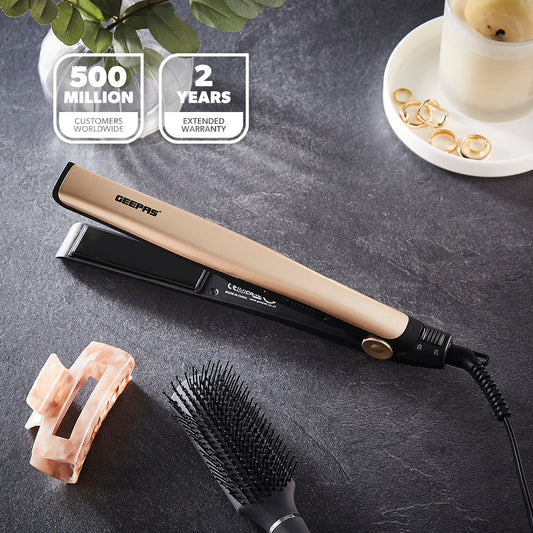 HeatProtect Ceramic Hair Straighteners 360° Swivel Cord