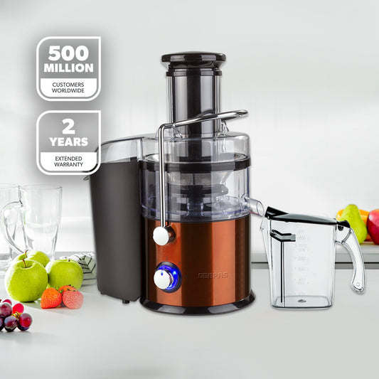 800W High-Speed Centrifugal Juicer With Wide Chute & Dual Speed