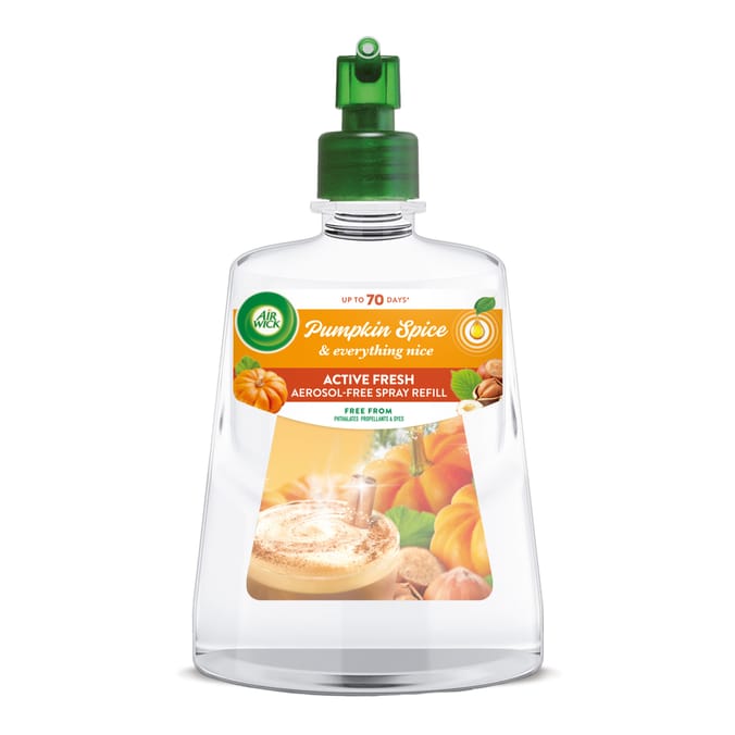 Air Wick Pumpkin Spice & Everything Nice 24/7 Active Fresh Refill 228ml