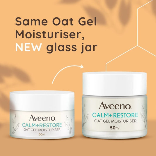 Aveeno Face Calm+ Restore Oat Gel Moisturiser 50ml
