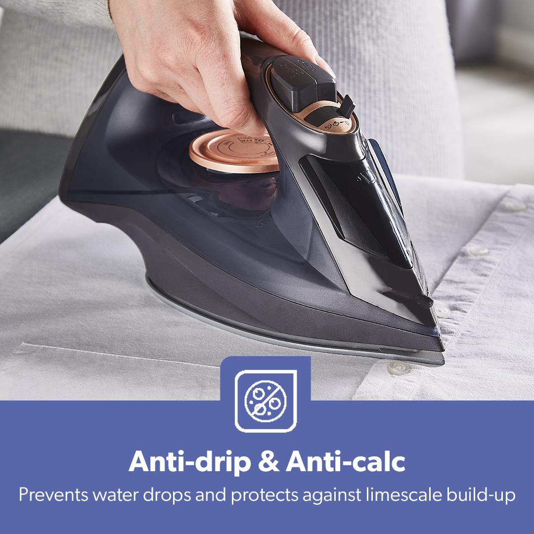 2400W Non-Stick Steam Clothes Iron With Dry & Wet Settings