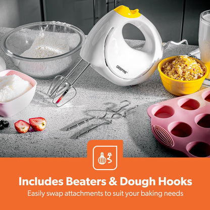 Electric Hand Mixer & Hand Blender Set - 2-In-1 Handheld Whisk and Immersion Blender
