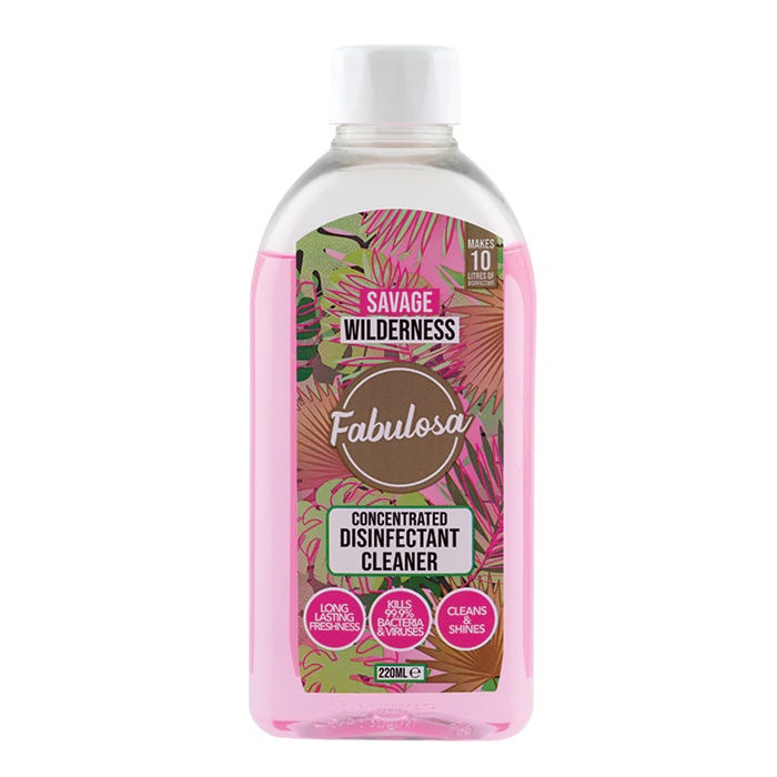 Fabulosa Concentrated Disinfectant Cleaner - Savage Wilderness, 220ml