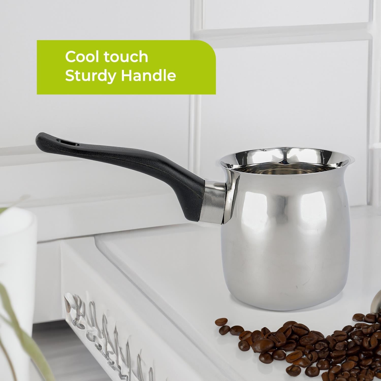 18oZ Stainless Steel Turkish Cezve Coffee and Tea Warmer