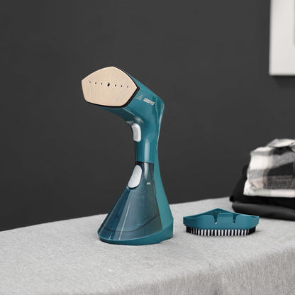 1960W Royal Green Handheld Fabric Garment Steamer