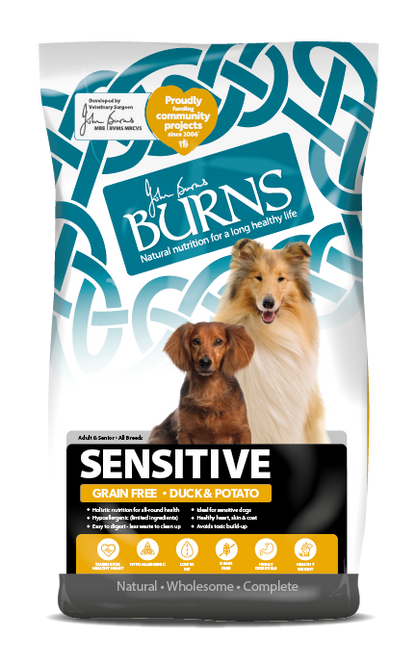 Burns Grain Free Adult Dog - Duck & Potato