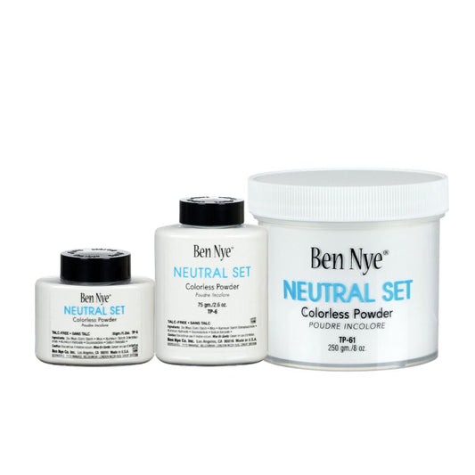 Ben Nye Colorless Face Powder Neutral Set