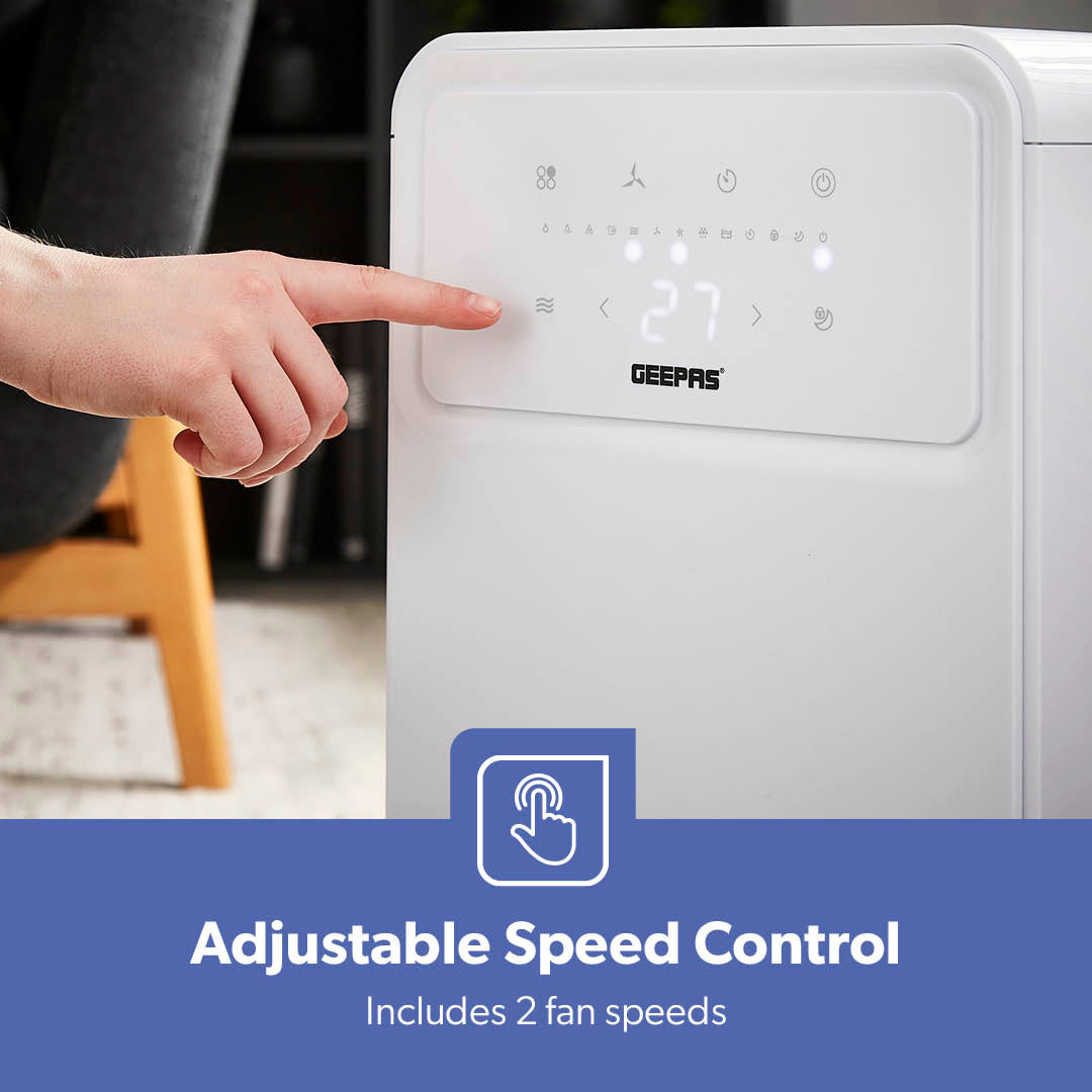 12L Low-Energy Dehumidifier Touchscreen Moisture Control