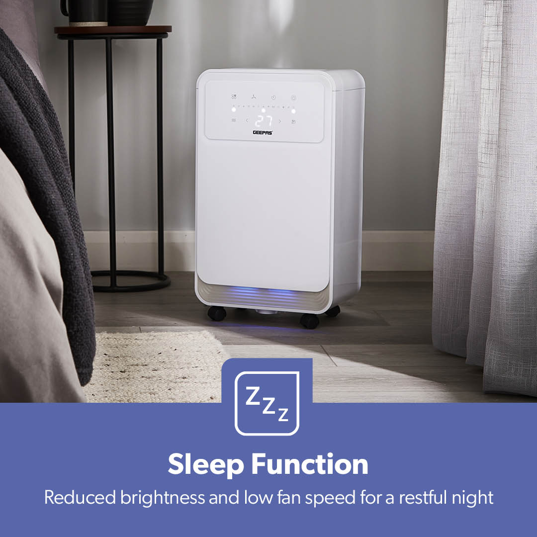 12L Low-Energy Dehumidifier Touchscreen Moisture Control