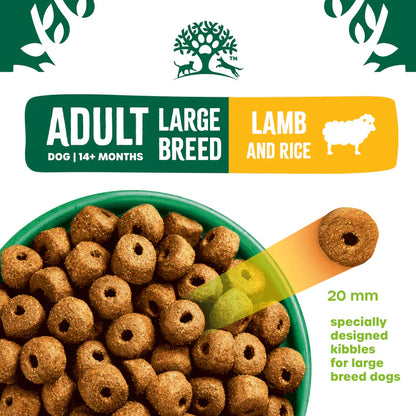 James Wellbeloved Adult Large Breed Lamb & Rice 15kg - Free P&P