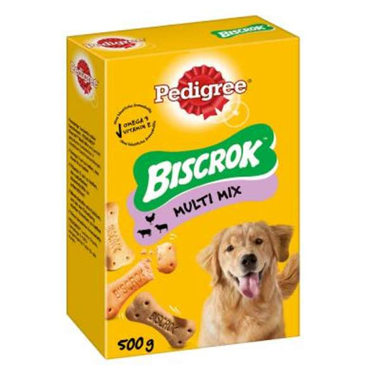 Pedigree Biscrok Multi Mix 500g - Case of 10