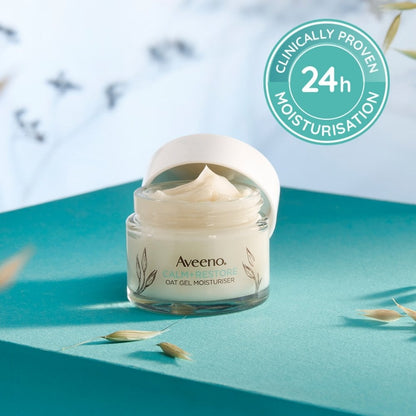 Aveeno Face Calm+ Restore Oat Gel Moisturiser 50ml