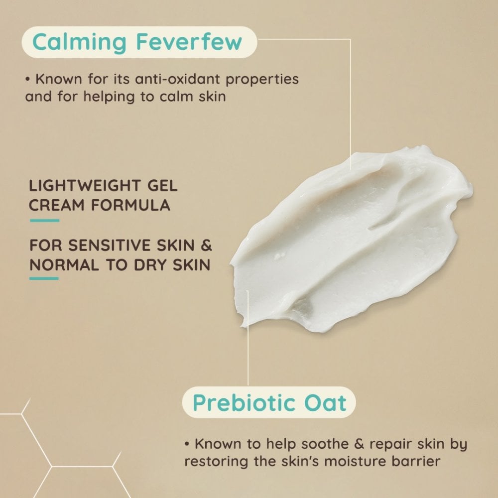 Aveeno Face Calm+ Restore Oat Gel Moisturiser 50ml