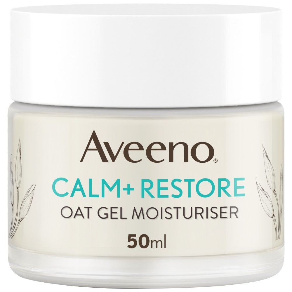 Aveeno Face Calm+ Restore Oat Gel Moisturiser 50ml